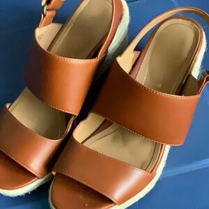 Women’s, Size 7, Vionic, Brown, Leather, Wedge